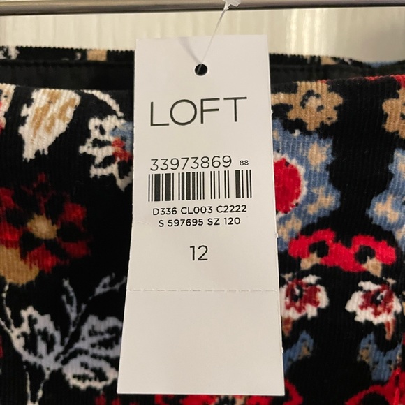 Loft corduroy skirt- NWT - Picture 2 of 2